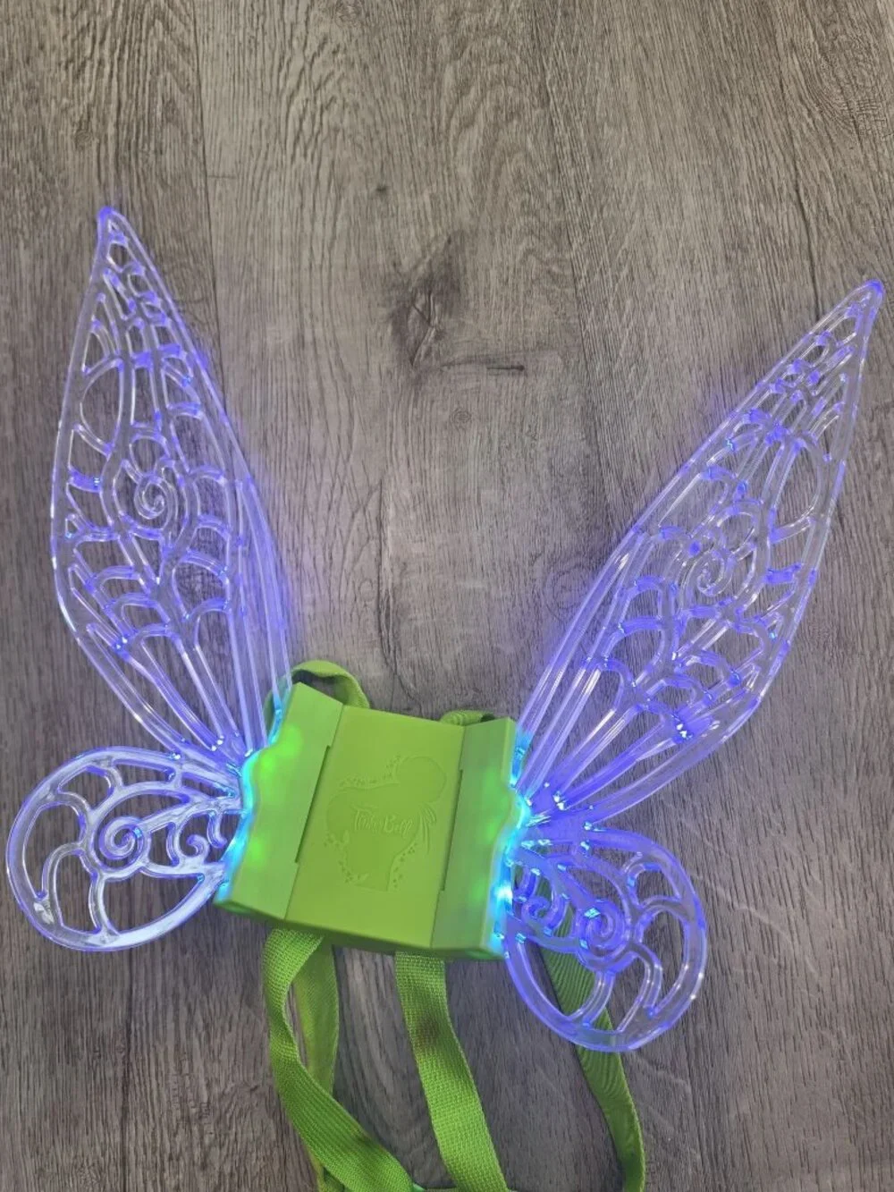 Disney Tinker Bell Light-Up Fairy Wings With Adjustable Straps Halloween